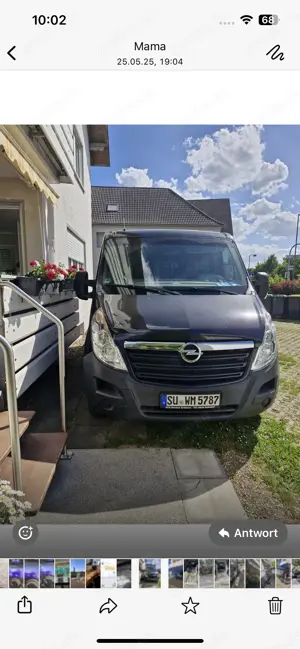 Opel movano +hebebühne 