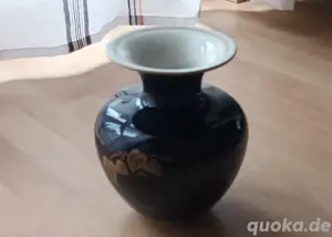 VASE, WeimarPorzellan, Kobaltblau für 18,-