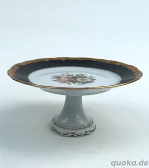 Konfektschale, WeimarPorzellan, Kobaltblau 30,-
