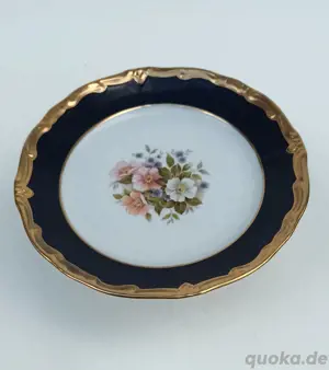 Konfektschale, WeimarPorzellan, Kobaltblau 30,- Bild 2