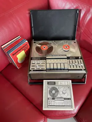 Grundig TK 248 HIFI Tonbandgerät mit Beschreibung
