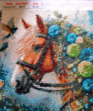 Diamond Painting fertiges Bild Pferd
