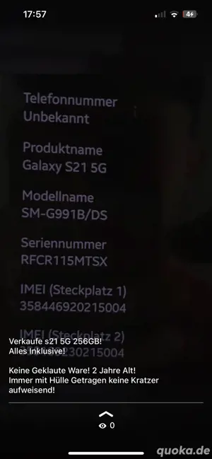 Verkaufe s21Fe 5G 256GB mit OVP