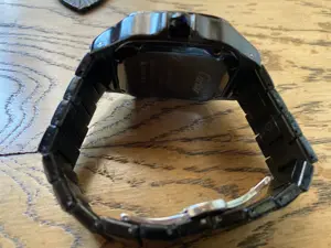 Herrenuhr 42 mm im Santos-Style   "Black Venom" Bild 6