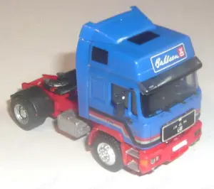 Herpa 1:87 2 LKW MAN F2000 Zugmaschine MB SK1850 Glastransporter Bild 8
