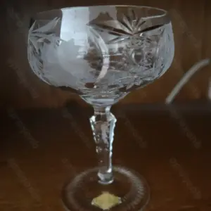 Kristallglas Sektschalen