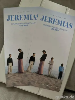 Konzert Tickets Jeremias 