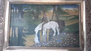 Ölgemälde ca um 1920