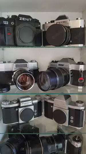 Alte analoge Kameras aus Sammlung Bild 3