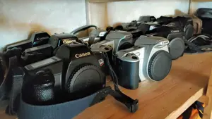 Alte analoge Kameras aus Sammlung Bild 6