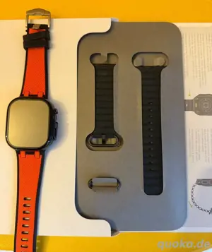 Apple Watch Ultra 2 schwarz Uhr neue GPS cellular mit 2 Armbändern mit OVP und rechung , Akku : 100%