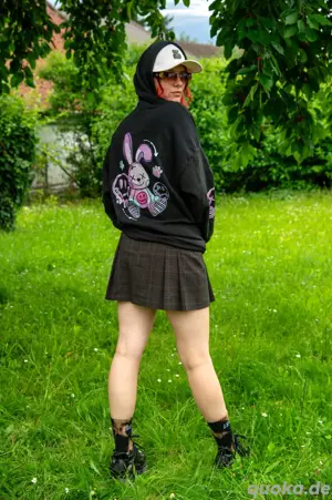 Hoodie mit print 