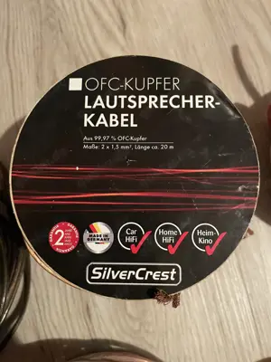 Lautsprecherkabel Kupfer hochwertig