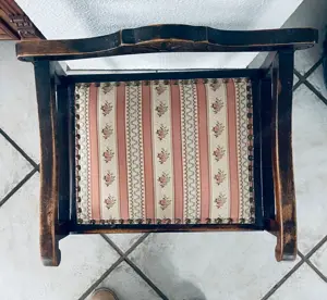   Antiker Klavierstuhl Biedermeier   Stilvolle Ele Bild 4