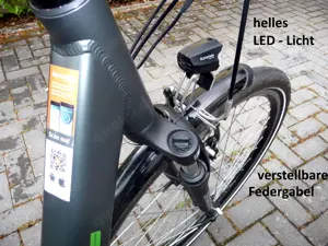 E-Bike,Pedelec,28 er Damenrad,Mittelmotor,Dreigang-Nabe,NEUWERTIG                               Bild 5