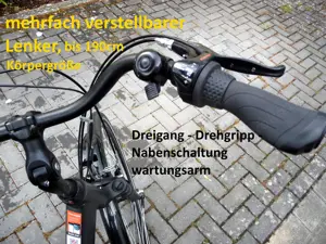 E-Bike,Pedelec,28 er Damenrad,Mittelmotor,Dreigang-Nabe,NEUWERTIG                               Bild 7