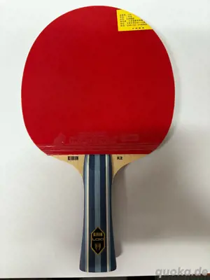 Tischtennisschläger Loki Kirin K2 Allround, Kokutaku Blütenkirsche Beläge neu