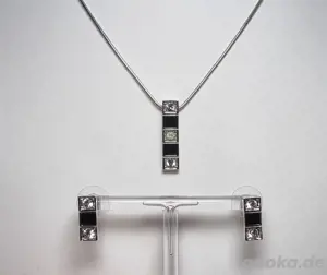 O.Weber Halskette Anhänger & Ohrringe | Schmuckkonvolut | Nachlass | Schmuck