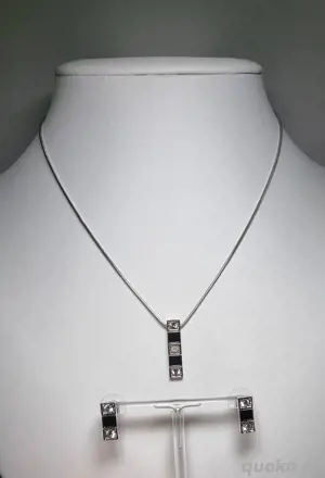 O.Weber Halskette Anhänger & Ohrringe | Schmuckkonvolut | Nachlass | Schmuck Bild 6