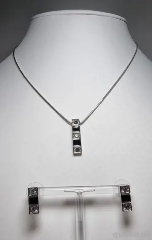 O.Weber Halskette Anhänger & Ohrringe | Schmuckkonvolut | Nachlass | Schmuck Bild 4