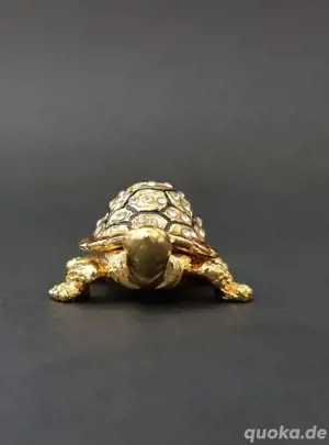 Schmuckdose Schildkröte|Schmuckkästchen|Vintage Box|Pillendöschen Bild 2