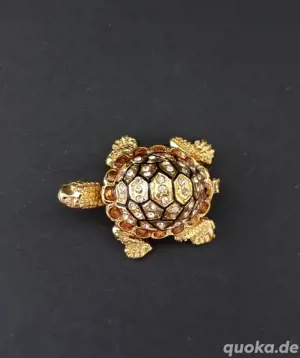 Schmuckdose Schildkröte|Schmuckkästchen|Vintage Box|Pillendöschen Bild 10