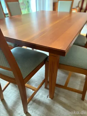 Massivholztisch |hochwertig|gepflegt|optional mit 6 Stühle