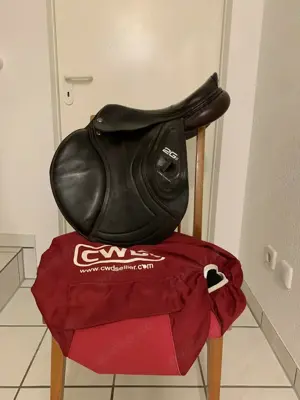 CWD 2Gs TR Springsattel Braun 17  Gebraucht Sehr Gut Erhalten Bild 2