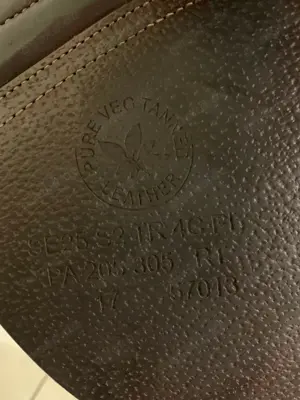 CWD 2Gs TR Springsattel Braun 17  Gebraucht Sehr Gut Erhalten Bild 8