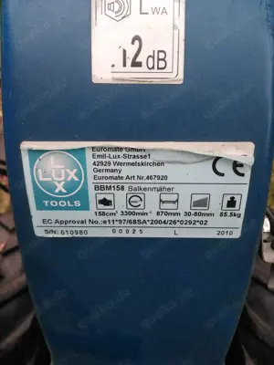 Balkenmäher lux 