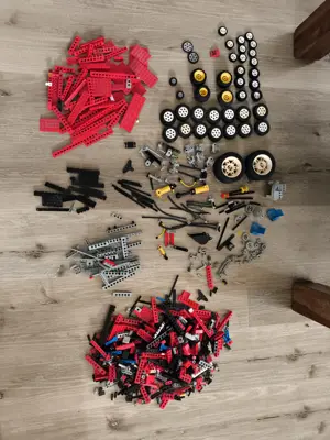 LEGO Technic Konvolut Tieflader Bagger Bastel-Set 