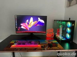 Gaming PC Setup!+Monitor 240Hz+Keyboard+Mouse+Free Gaming Table!