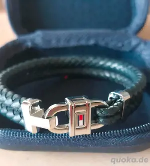 Tommy Hilfiger Lederarmband   neuwertig mit Etui