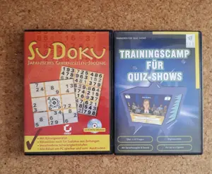 2 x PC - Spiele --- Sudoku und Trainingscamp für Quiz - Shows