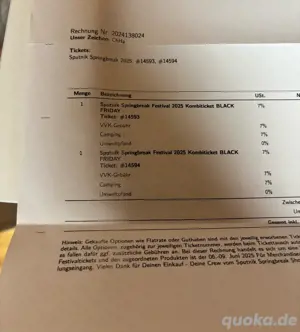  2 Sputnik Spring Break Tickets