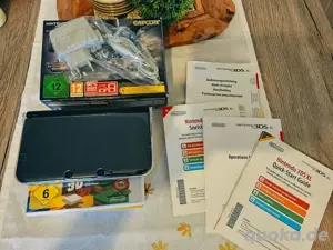 Nintendo 3Ds XL Monster Hunter 3 Ultimate limited édition + 4 spiele .  Bild 5