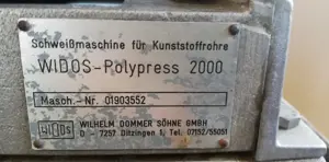 Widos Stumpfschweißmaschine Pollypress 2000 Bild 2