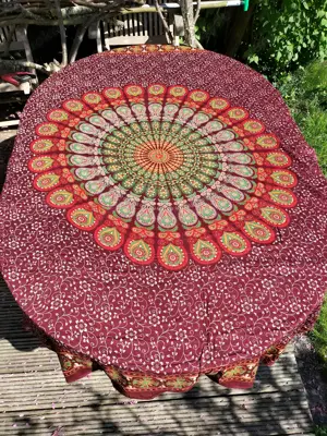 Diverse neue Lunghi Sarong Pareo Wickeltücher Dekotücher mit Umnaht (Neuware aus Baumwolle) Bild 9