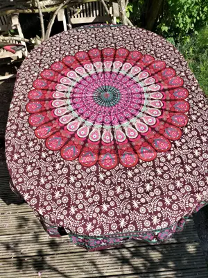 Diverse neue Lunghi Sarong Pareo Wickeltücher Dekotücher mit Umnaht (Neuware aus Baumwolle) Bild 2