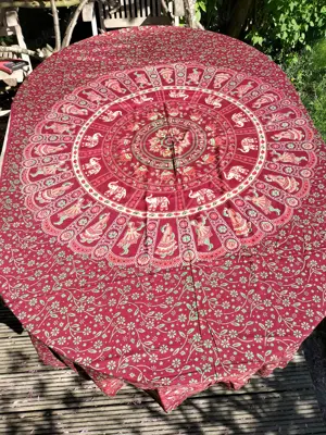 Diverse neue Lunghi Sarong Pareo Wickeltücher Dekotücher mit Umnaht (Neuware aus Baumwolle) Bild 3