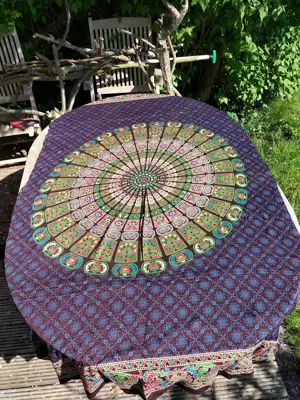 Diverse neue Lunghi Sarong Pareo Wickeltücher Dekotücher mit Umnaht (Neuware aus Baumwolle) Bild 6