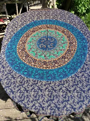 Diverse neue Lunghi Sarong Pareo Wickeltücher Dekotücher mit Umnaht (Neuware aus Baumwolle) Bild 7