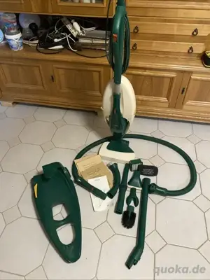 Vorwerk kobold 131 SC shlitten staubsauger +EB351 + allen Zubehör 