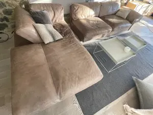 3-Sitzer Sofa mit Anbau