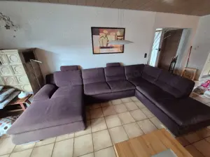 Musterring Ecksofa mit Longchair   Stoffgruppe 6   Top Zustand