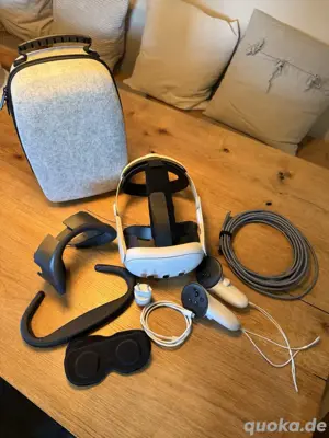 Meta Quest 3 128GB + Zubehör | VR Headset | inkl. Kabel & Case