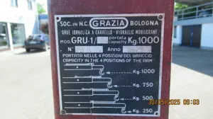 Kran   Motorheber Hydr. Werkstattkran Bild 4