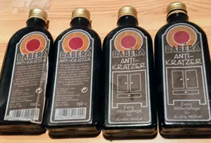 4 Flaschen BABERA Möbelpolitur-Antikratzer -NEU-