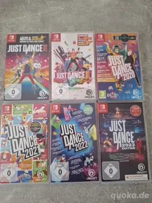 just dance Nintendo Switch spiele : karte mit verpakung