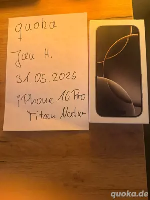 iPhone 16 Pro - OVP - Silber 